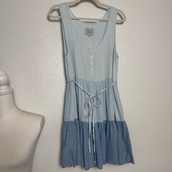 Rails Noelle Tiered Chambray Dress - Picture 7 of 11